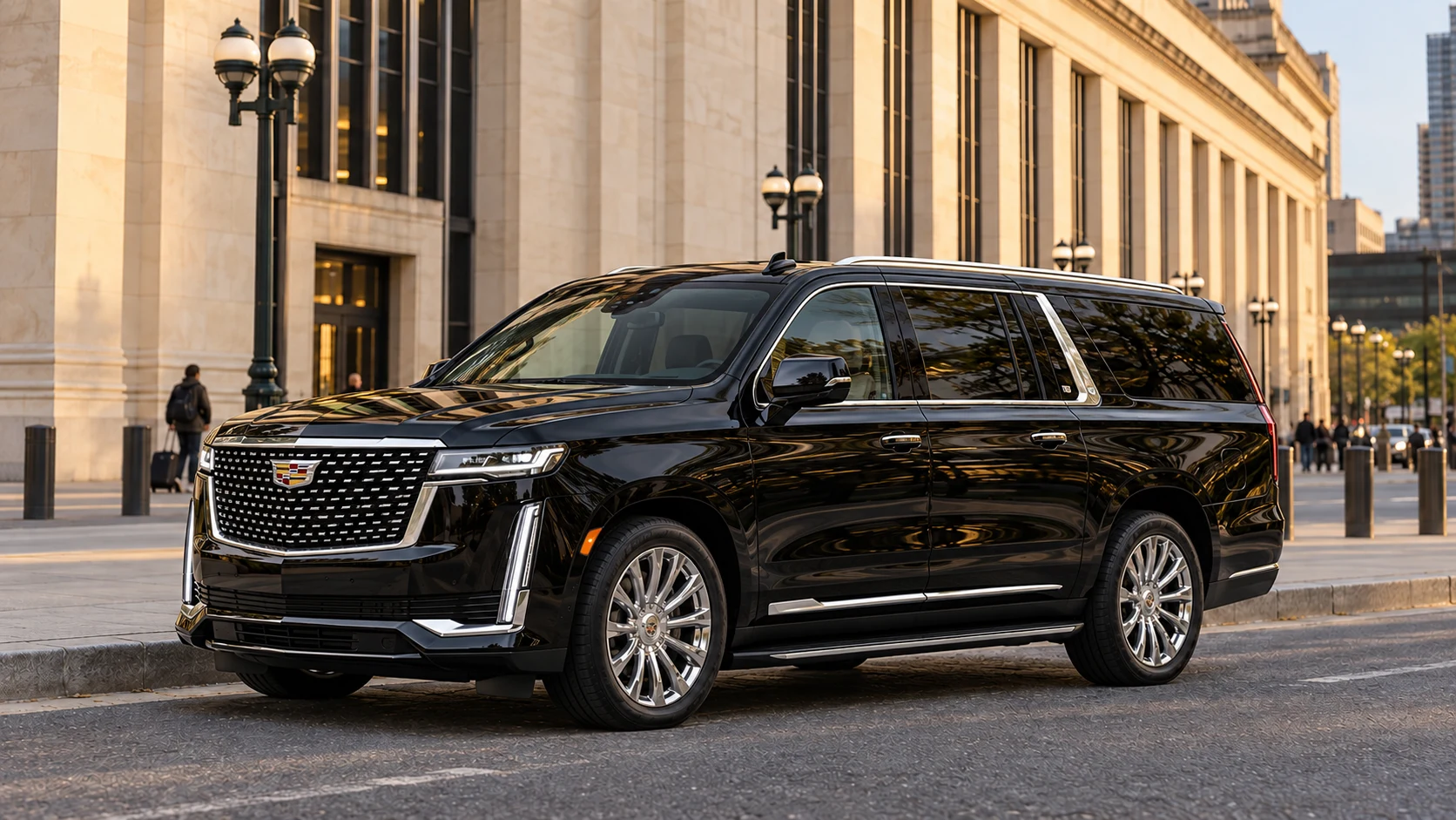Cadillac Escalade at Philadelphia 30th Street Station