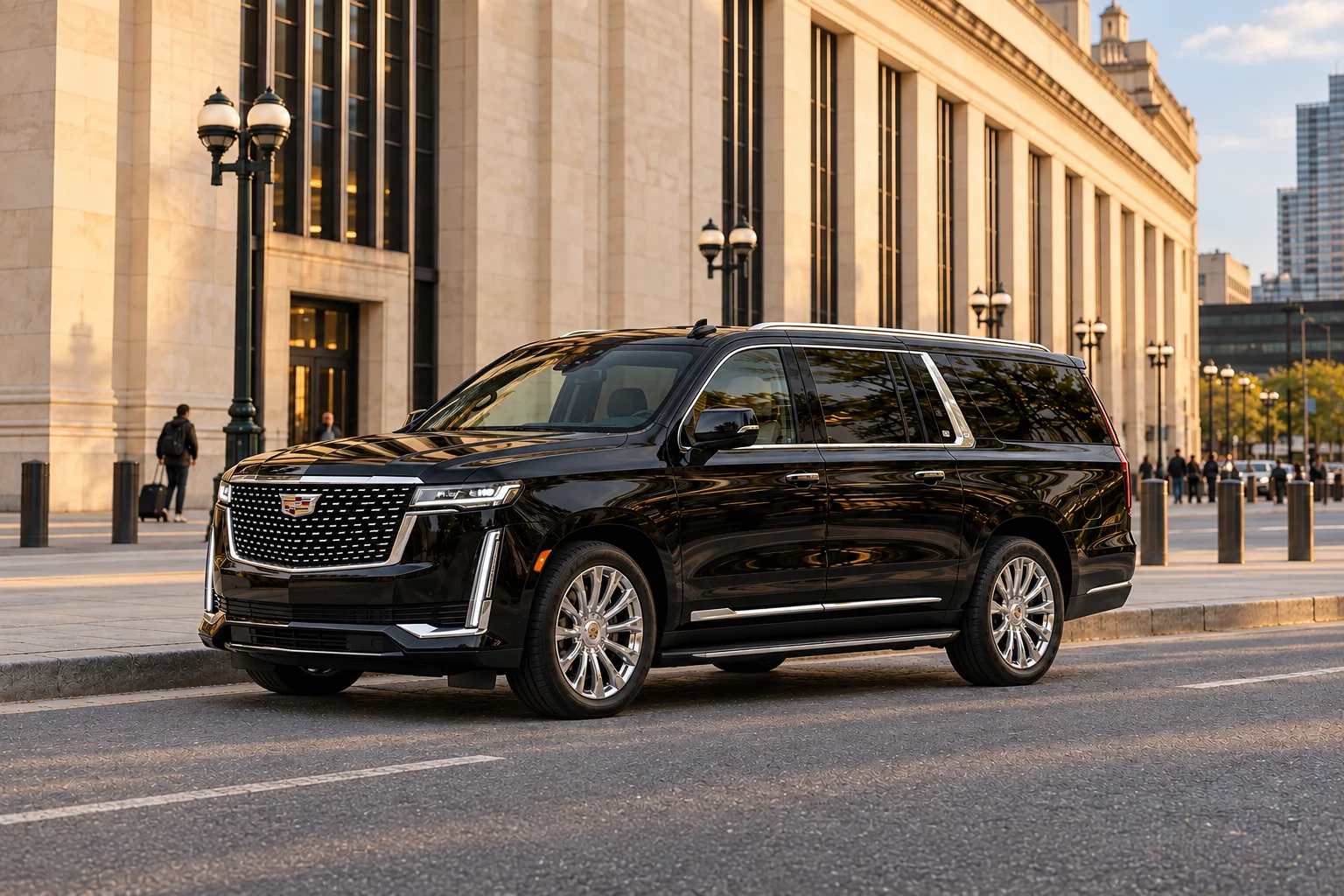 Cadillac Escalade at Philadelphia 30th Street Station